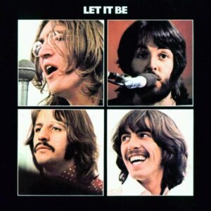 BEATLES Let it be CD paper sleeve