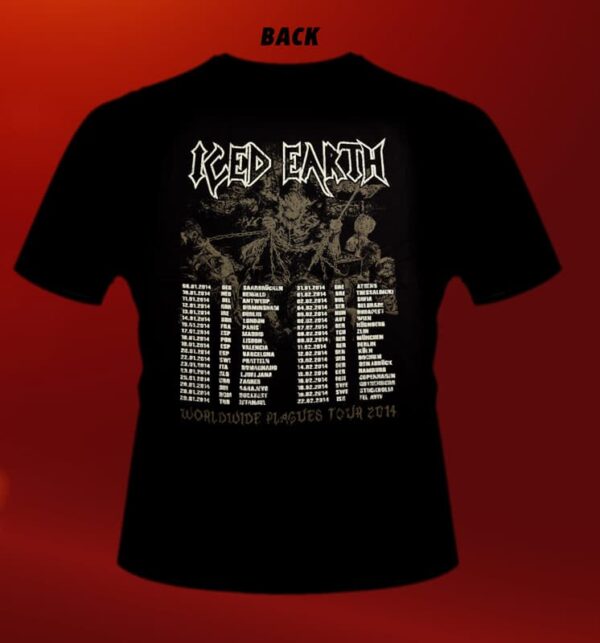 ICED EARTH Plagues of babylon TS - Image 2