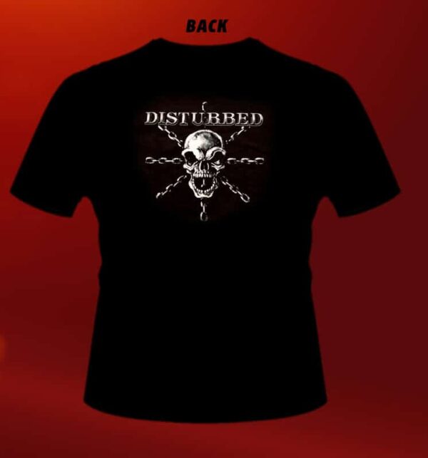 DISTURBED Skull with chains TS - Image 2