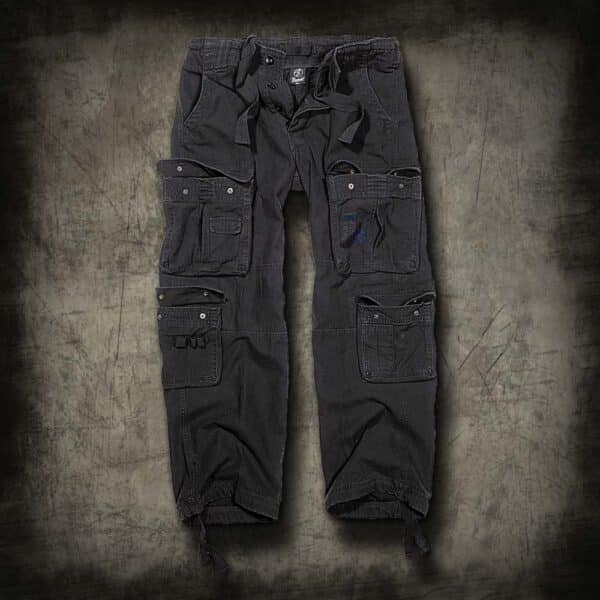 HLAČE PURE VINTAGE TROUSERS CRNE