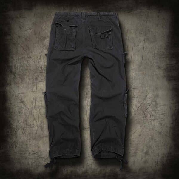 HLAČE PURE VINTAGE TROUSERS CRNE - Slika 2