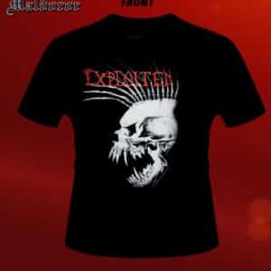 EXPLOITED Bastard skull TS