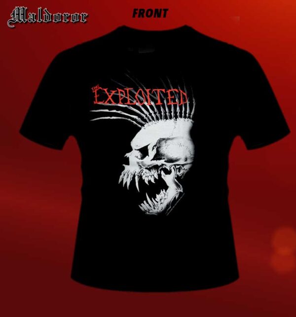 EXPLOITED Bastard skull TS
