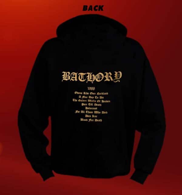 BATHORY Blood fire death HOODIE - Image 2