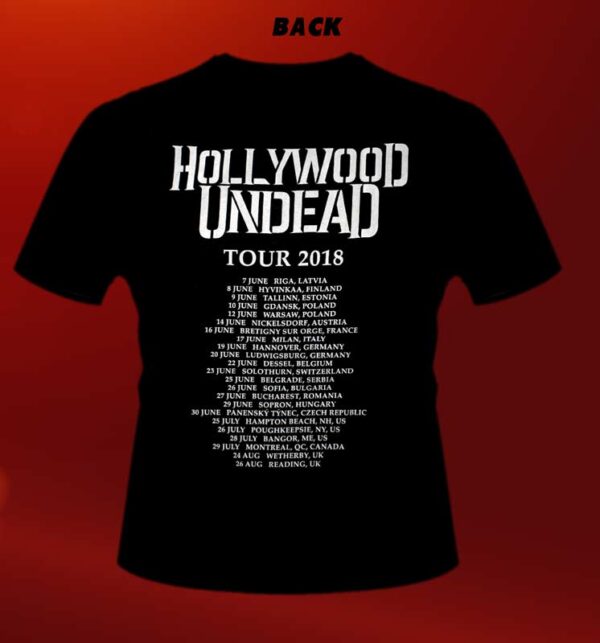 HOLLYWOOD UNDEAD Tour 2018 TS - Image 2