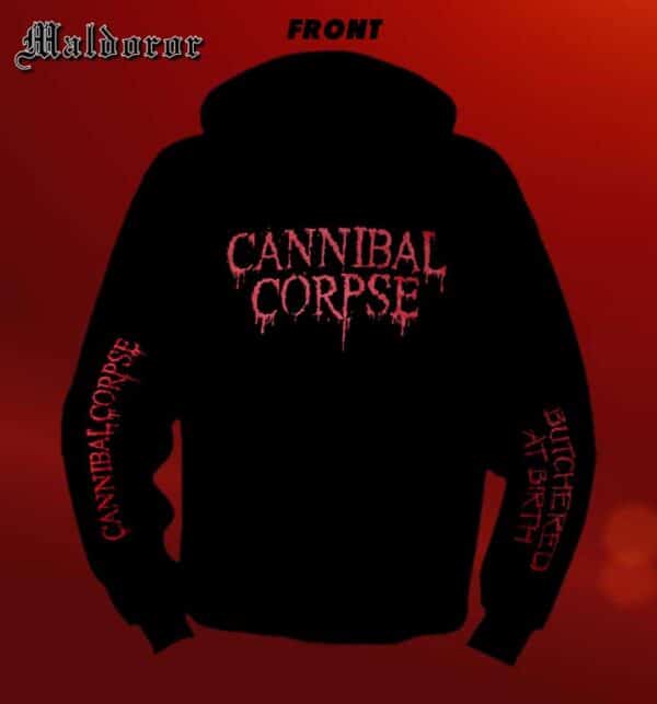 CANNIBAL CORPSE Butchered at birth HOODIE