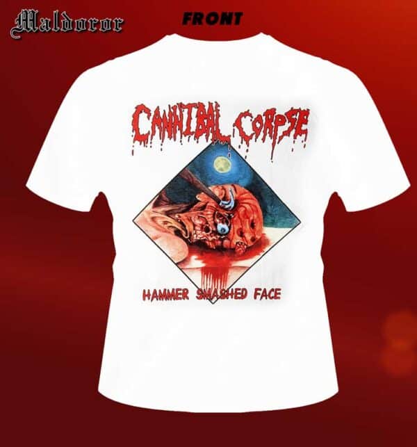 CANNIBAL CORPSE Hammer smashed face WHITE TS majica