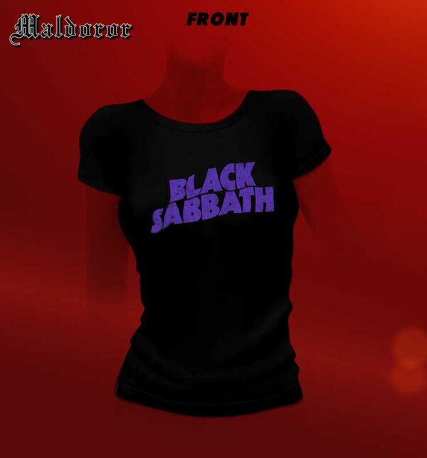 BLACK SABBATH Wavy logo GIRLIE