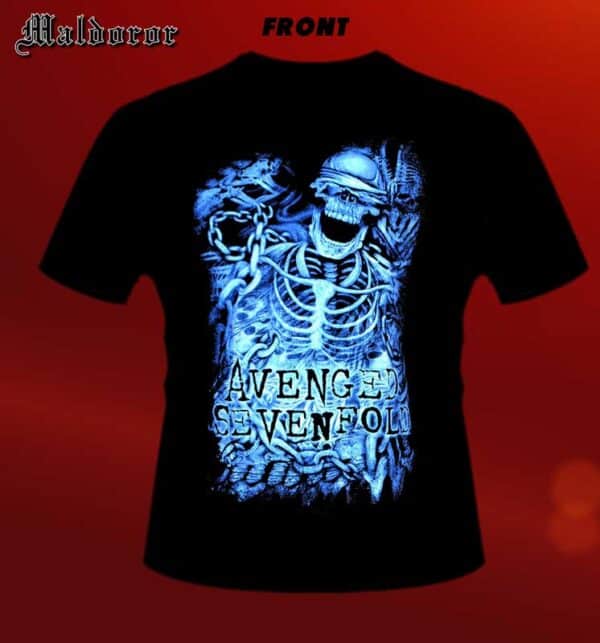 AVENGED SEVENFOLD Chained skeleton TS