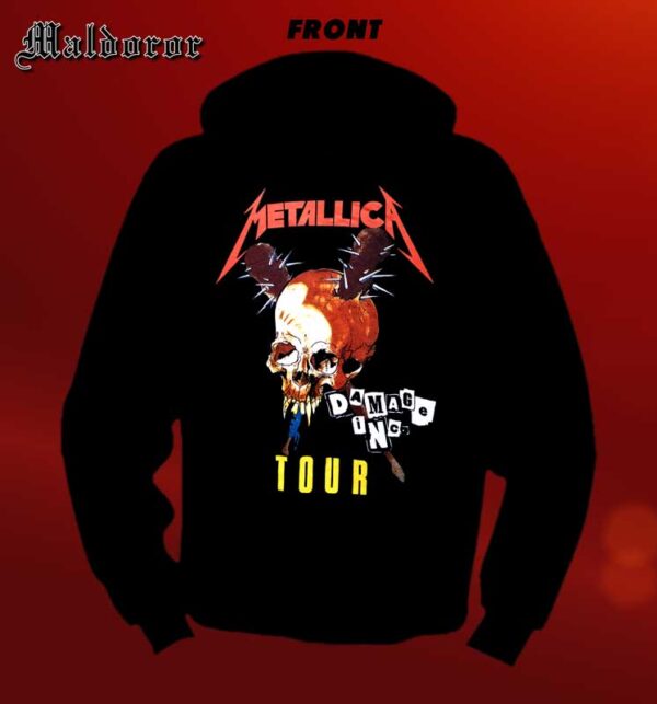 METALLICA Damage inc tour HOODIE