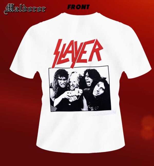 SLAYER Band WHITE TS