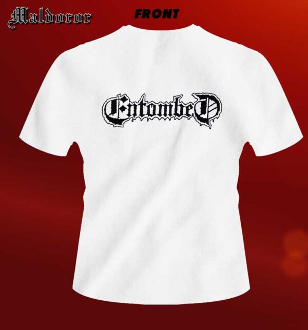 ENTOMBED Logo WHITE TS