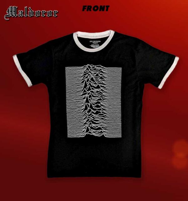 JOY DIVISION Unknown pleasures RINGER - back print TS