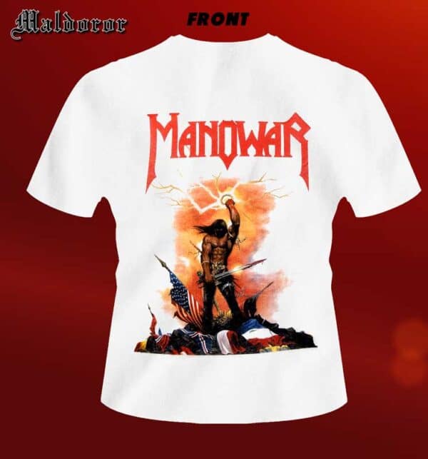 MANOWAR Kings of metal WHITE TS