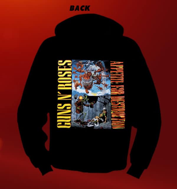 GUNS N ROSES Appetite for destruction GILDAN HOODIE - Slika 2