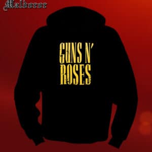 GUNS N ROSES Lettering GILDAN HOODIE