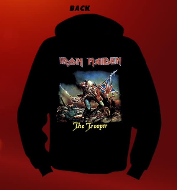 IRON MAIDEN Trooper GILDAN HOODIE - Slika 2