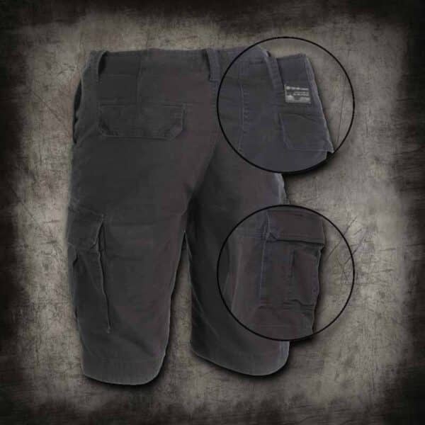 HLAČE US VINTAGE SHORTS PREWASH BLACK - Slika 2