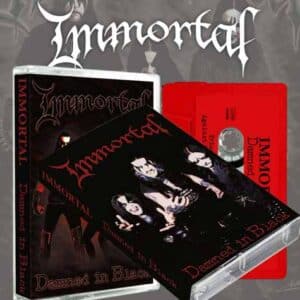 IMMORTAL Damned in black KAZETA