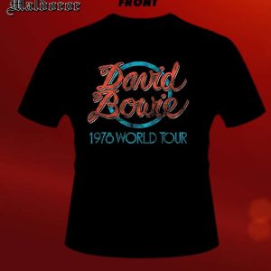 DAVID BOWIE 1978 World tour TS