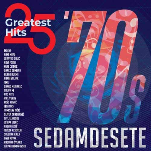 RAZNI IZVOĐAČI Sedamdesete, 25 greatest hits 2LP