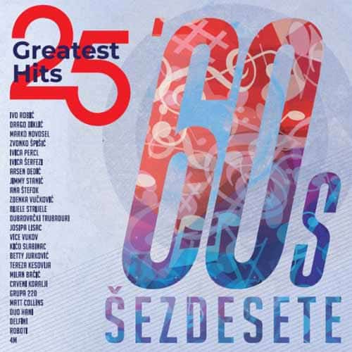 RAZNI IZVOĐAČI Šezdesete, 25 greatest hits 2LP