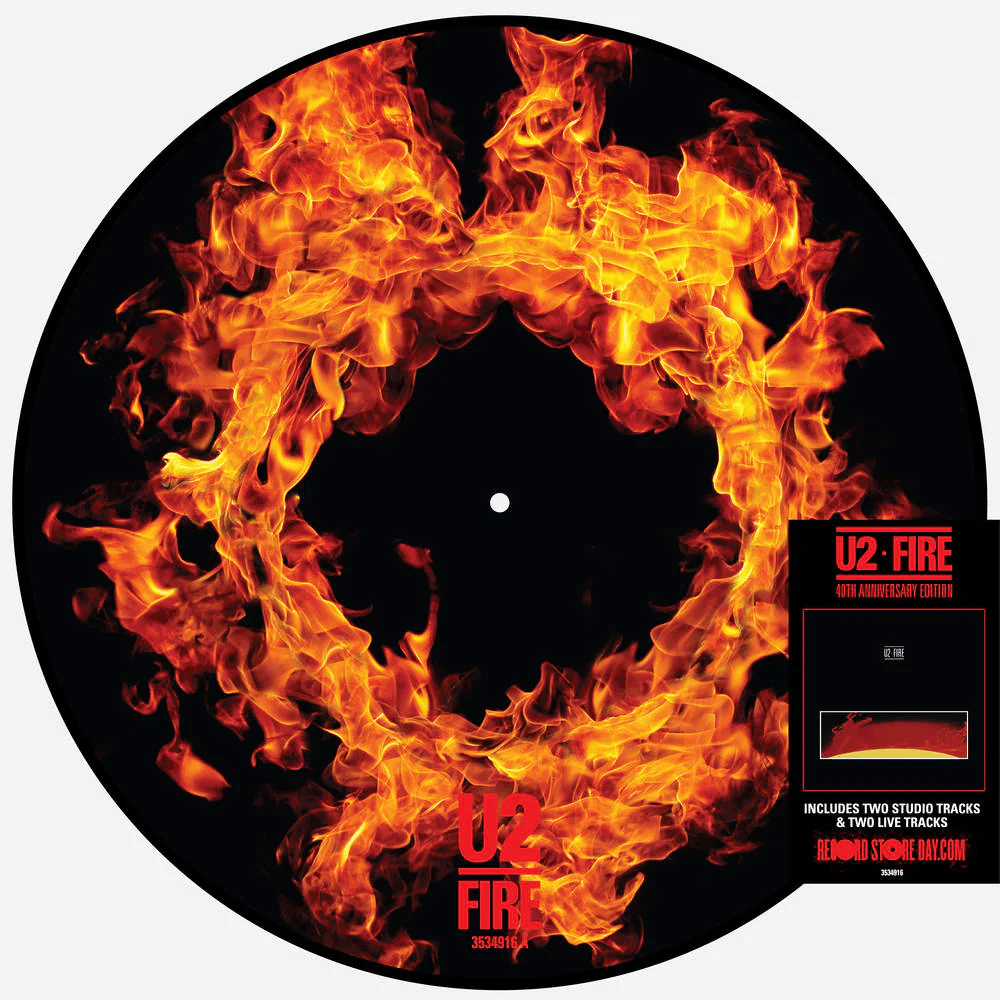 U2 Fire PICTURE LP
