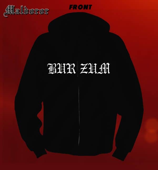 BURZUM Aske 2025 ZIP HOODIE