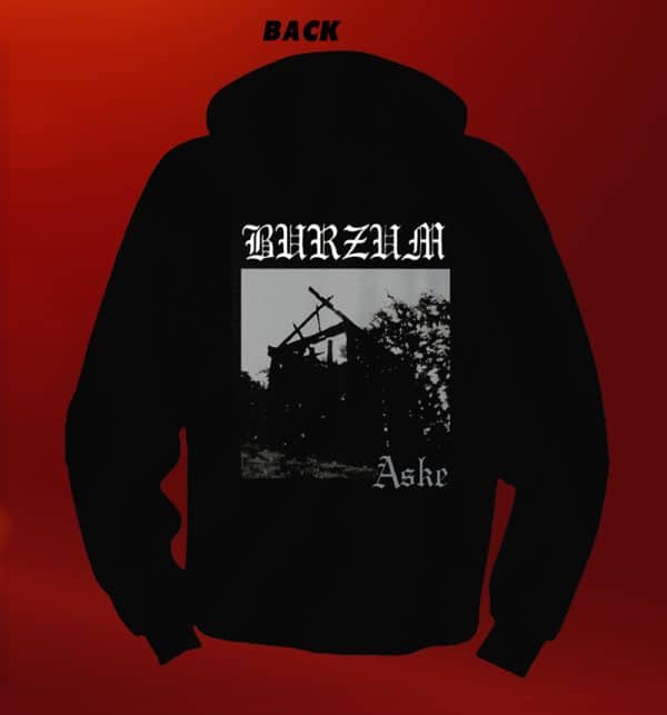 BURZUM Aske 2025 ZIP HOODIE - Slika 2