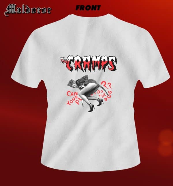 CRAMPS Do the dog WHITE TS