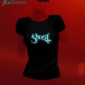 GHOST Blue-grey keyline logo GIRLIE RKF