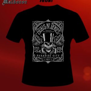 GUNS N ROSES Bourbon label TS