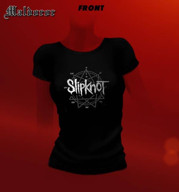 SLIPKNOT Logo star diamante GIRLIE