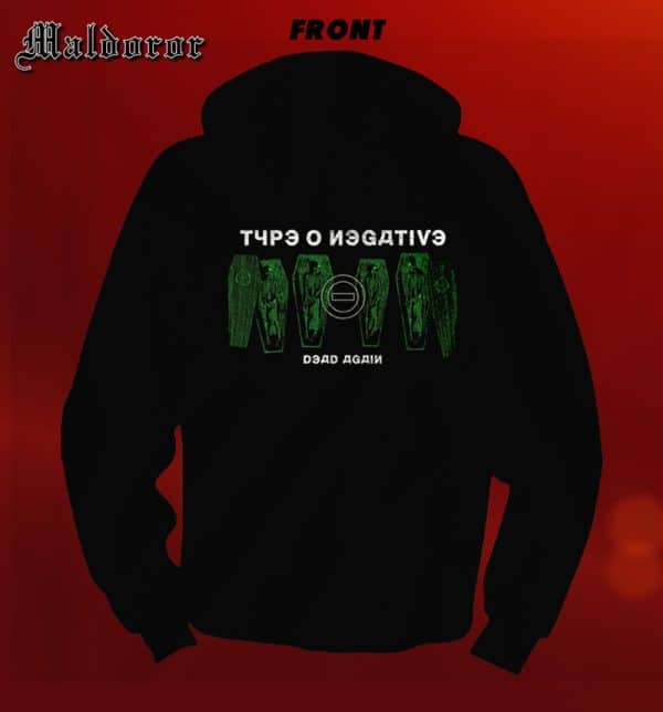 TYPE O NEGATIVE Dead again coffins PHD HOODIE