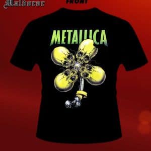 METALLICA Four skulls green logo TS