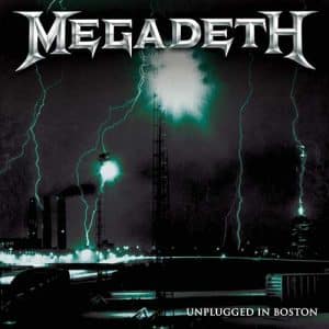 MEGADETH Unplugged in Boston CD paper sleeve