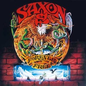 SAXON Forever free LTD WHITE LP