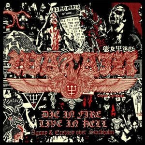 WATAIN Die in fire (Live in hell) LTD YELLOW & RED 2LP