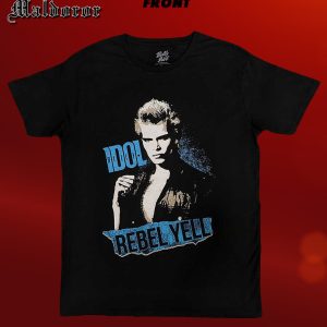 BILLY IDOL Rebel yell blue TS
