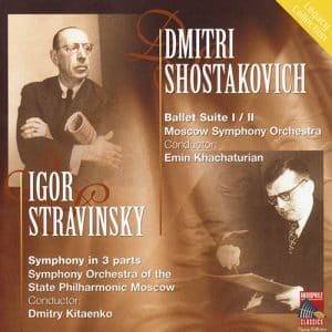 DMITRI SHOSTAKOVICH Ballet suite I / II - Symphony in 3 parts CD