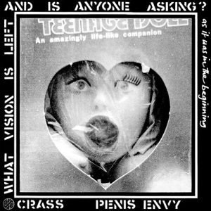CRASS Penis Envy CD paper sleeve