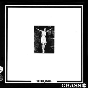 CRASS Yes Sir, I Will CD paper sleeve