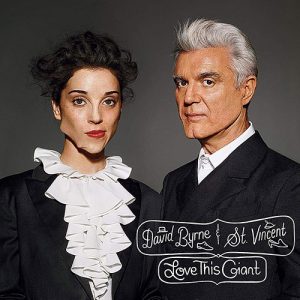 DAVID BYRNE & ST. VINCENT Love this giant CD paper sleeve