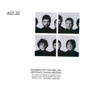 KASABIAN ACT III CD paper sleeve