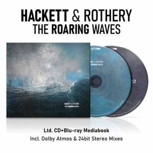 STEVE HACKETT & STEVE ROTHERY Roaring waves LTD CD DIGI+BLU-RAY