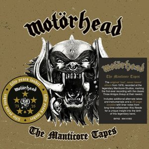 MOTORHEAD Manticore Tapes CD paper sleeve